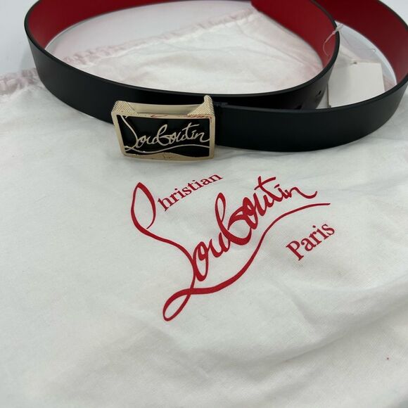 Men’s Christian Louboutin, Ricky Belt size 100 cm/40 inches made in Italy - Picture 3 of 6